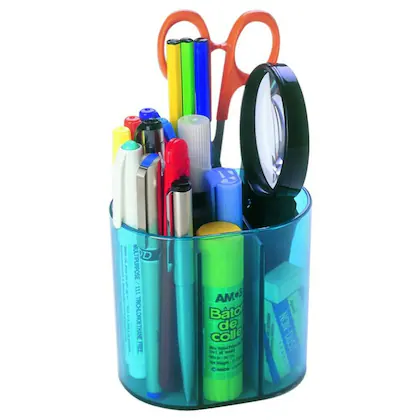 [P3020] Oddy Multi Purpose Pen Holder Transparent (Pen Stand)