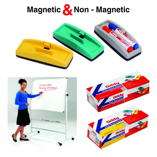 [P3491] White Board Eraser Duster Magnetic Oddy