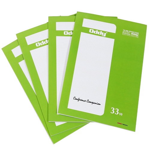 [P4664] Oddy Conference Pad 10 Sheets Single Side Ruled 1/8 (Pack Of 25)