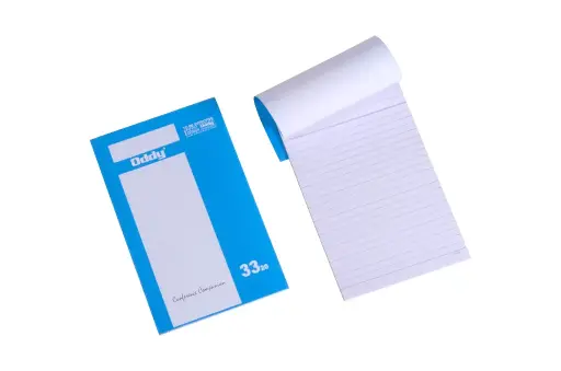 [P4666] Oddy Conference Pad 20 Sheet Double Side Ruled 1/8 (Pack Of 25)