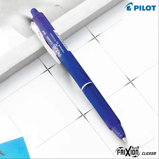 [P5308] Pilot Frixion Clicker Refillable Roller Ball Pen 0.7mm Blue (Erasable Pen)
