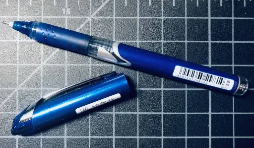 [P5314] Pilot Roller Ball Pen Hi-techpoint V10 Grip 1.0mm Blue Colour