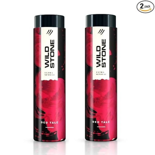 [P5562] Wild Stone Ultra Sensual Talcum Body Powder 100g (BUY 1 GET 1  FREE)