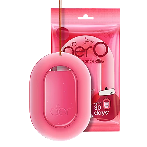[P5582] Godrej Aer O Hanging Car Air Freshener-Rose Blossom 7.5g