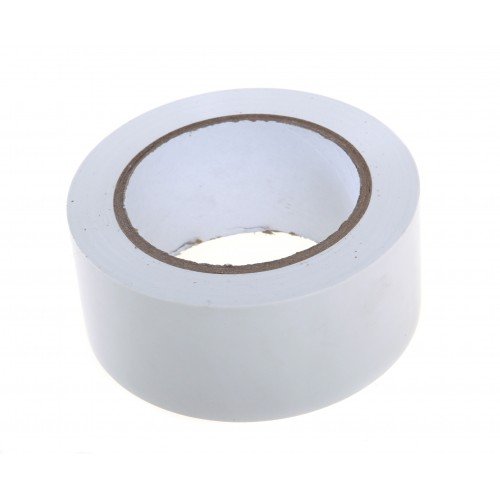 [P5636] Kansuee Floor Marking Tape 2 Inch 48mmx16mtr Plain White Colour(Pack of 1)