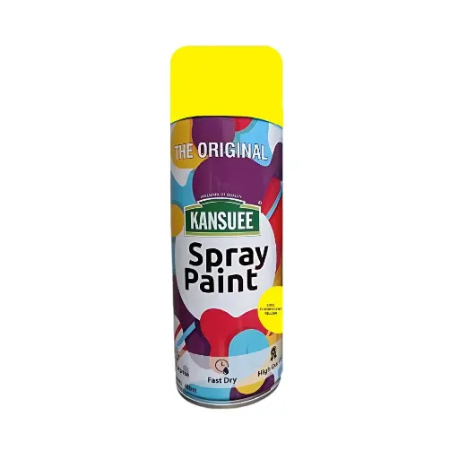 [P5714] Kansuee Spray Paint 400ml (1005 Fluorescent Yellow Colour)