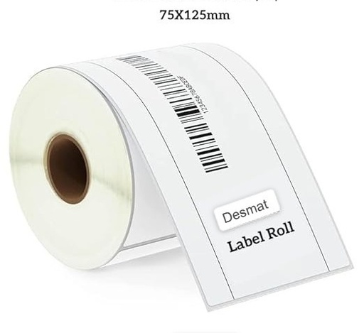 [P5730] Direct Thermal Barcode Label Roll 3x5 Inch (75mmx125mm / 1up) 500 Label 