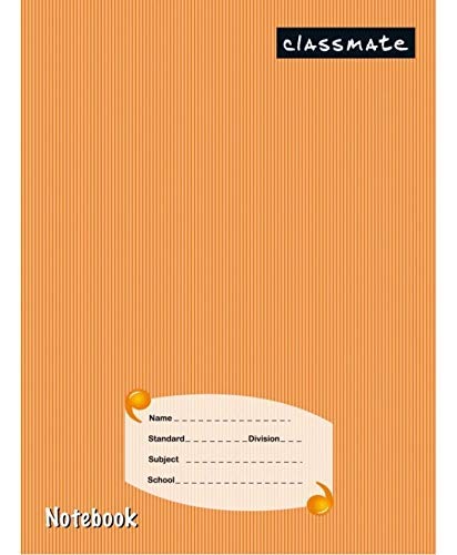 [P5756] Classmate Notebook Four Line 72 Pages Dynamic Fullscape (Pack of 12)