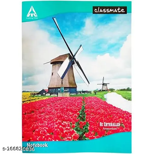 [P5780] Classmate A4 Long Notebook (Chopda) Single Line 172 Pages (Pack of 6)