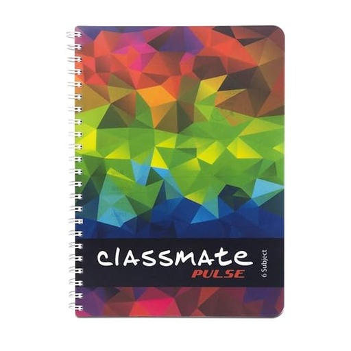 [P5796] Classmate Spiral Long Notebook A4 Single Line 302 Pages (Pack of 1)