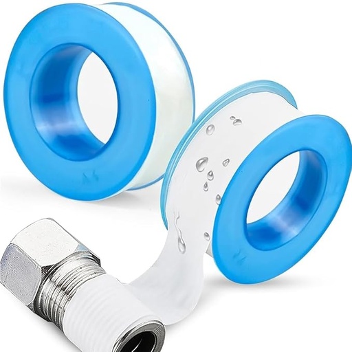 [P5662] Kansuee Teflon Tape / PTFE Thread Seal Tape 12.5mm x 0.35, 10 Meter (Pack Of 10)