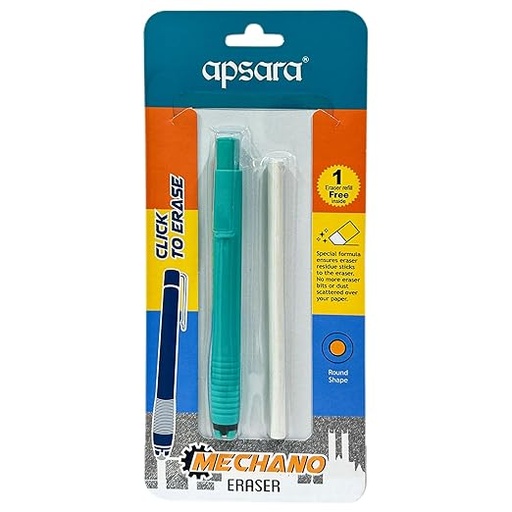 [P3367] Apsara Mechano Eraser, Click Mechanism Eraser (Pack Of 1)
