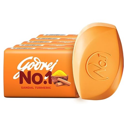 [P5986] Godrej No.1 Sandal Turmeric Soap 100gm (Pack Of 5)