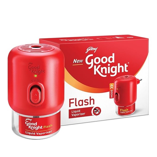 [P6012] Godrej Good knight Flash Liquid Vapourizer Combo (Machine+Refill 45ml)