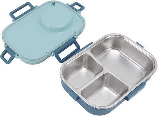 [P6048] Cello Super Kids Insulated Lunch Box with 3 Containers Stainless Steel Inner (450ml)