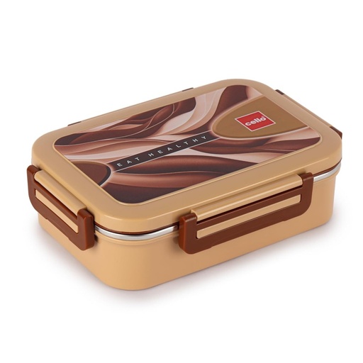 [P6056] Cello Esquire Insulated Lunch Box with 2 Containers Stainless Steel Inner (620ml)