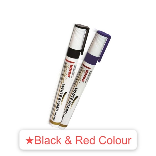 [P4207] Kores White Board Marker Pen (Pack Of 2)
