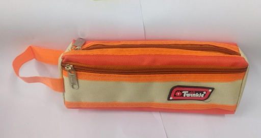 [P6116] Pencil Pouch High Quality Double Pocket With Handle 