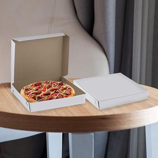 [P6244] Pizza Box Duplex White 7x7x1.5 Inch (Pack Of 100)