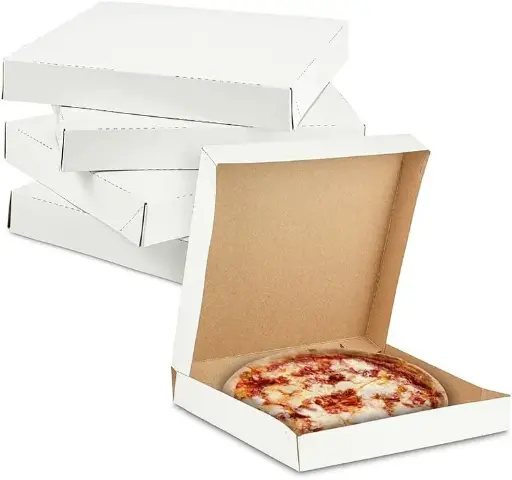 [P6246] Pizza Box Duplex White 8x8x1.5 Inch (Pack Of 100)