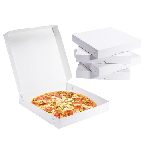 [P6250] Pizza Box Duplex White 12x12x2 Inch (Pack Of 100)