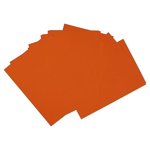 [P3862] Pastel Paper Dark Orange Colour A3 Size 160 Gsm (Pack Of 20)