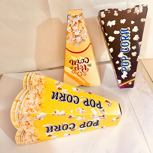 [P6336] Popcorn Box Multi Print Paper Cone (Pack Of 200)