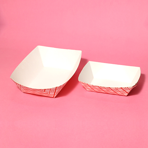 [P6344] Food Paper Boat Tray Size 3.85x2.25x1.5 Inch (Pack Of 250)
