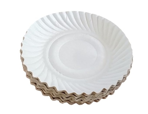 [P6360] Paper Plates (No.1) 9.75 Inch Round FBB (Pack Of 25)