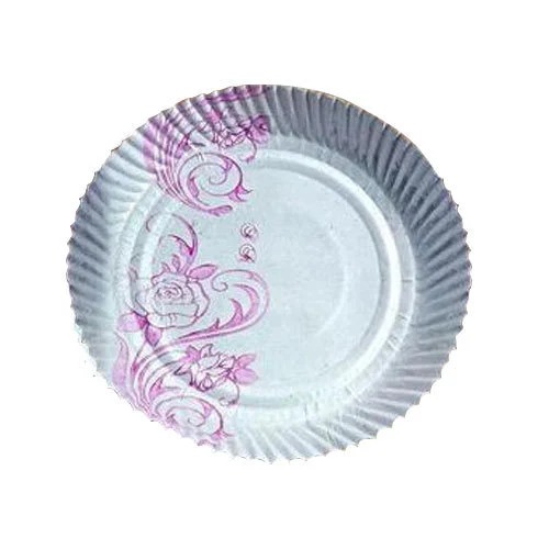 [P6370] Paper Plates (No.1) 9.75 Inch Round Multi Print Laminate (Pack Of 25)