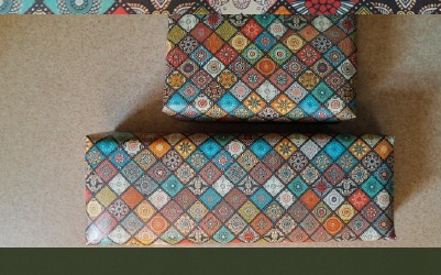 [P6406] Chromo Gift Wrapping Paper (332 No.) Size 19.75x27.5 Inch (Pack Of 25)