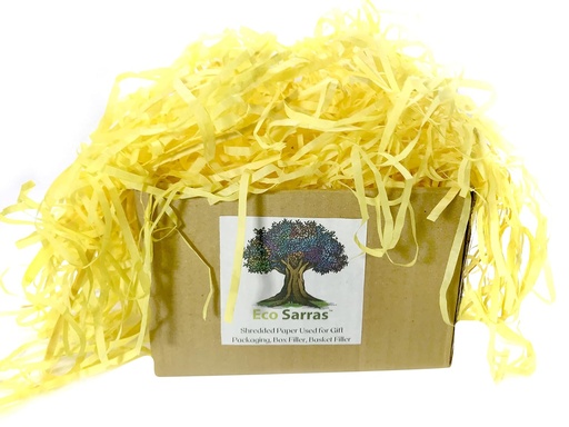 [P6424] Shredder Paper For Packing, Yellow Colour (Pack Of 500 Gram)