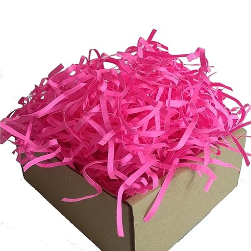 [P6430] Shredder Paper For Packing, Rani Colour (Pack Of 500 Gram)