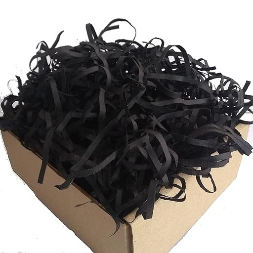[P6434] Shredder Paper For Packing, Black Colour (Pack Of 500 Gram)