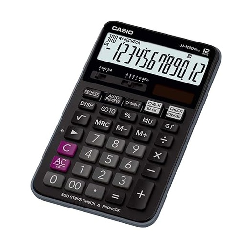 [P4515] Casio JJ-120D Plus (12 Digits) Extra Large Display Calculator