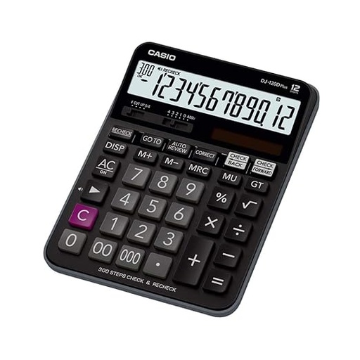 [P4517] Casio DJ-120D Plus (12 Digits) Extra Large Display Calculator