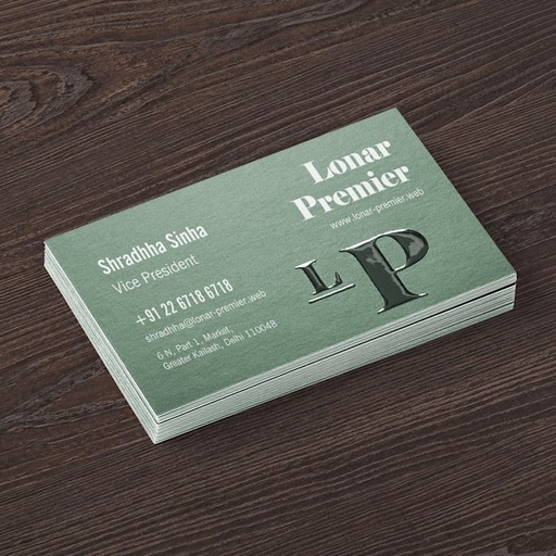 [P6522] Matt UV Card 350 Gsm Single UV / Front & Back Print Multi Colour Visiting Card 1000 Pcs