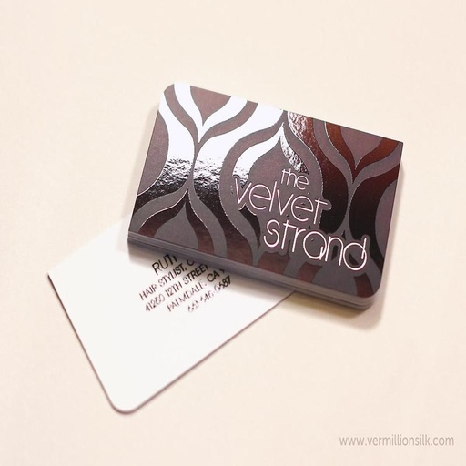 [P6550] Valvet Card 350 Gsm Single Side UV Print 500 Pcs Multi Colour Visiting Card