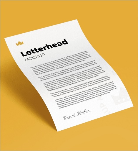 [P6510] Alabaster (Navigeter) 100 Gsm Single Side A4 Letterhead Multi Colour Print