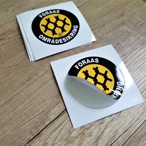 [P6566] PVC Sticker Multi Colour Print 1000 Pcs (Per Square Inch)