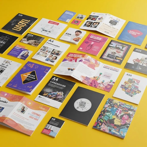 [P6646] 90 Gsm Art Paper Front Back A4 5000 Copy Brochure, Leaflet, Pamphlet Multi Colour Printing