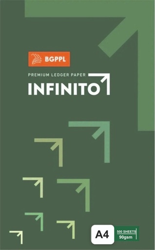 [P2427] BGPPL Infinito Ledger Copier Paper A4 90 Gsm (Light Green Colour)