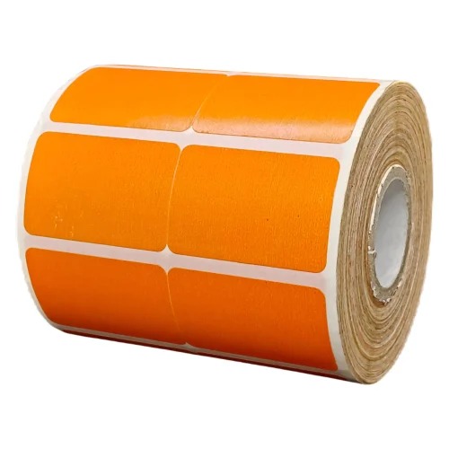 [P4311] Ribbon Barcode Label Roll Orange 1.5x2 Inch (38mmx50mm / 2up) 1880 Label