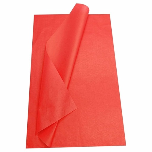 [P7102] Premium Fluorescent Paper Red Colour Double Sided 25x36 / 80 Gsm