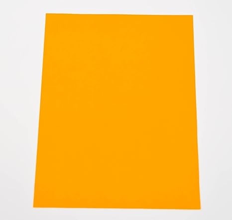 [P7110] Premium Fluorescent Paper Golden Orange Colour Double Sided 25x36 / 80 Gsm