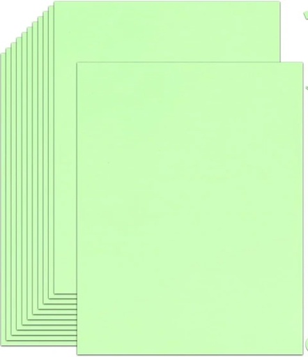[L1534] Ruchira Green Colour Papers 18x23 / 56 Gsm (Loose Sheet)