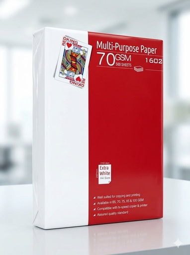 [P1710] Redking A4 Size Copier Paper 70 Gsm, White Colour (Pack of 500 Sheets)