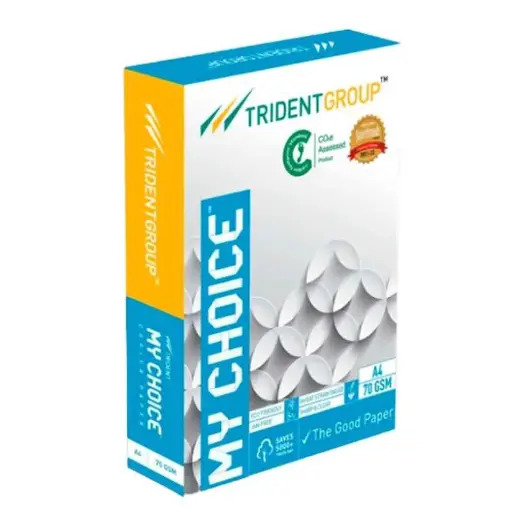 [P1716] Trident My Choice Copier Paper A4 70 Gsm (500 Sheet,1 Ream) White Colour