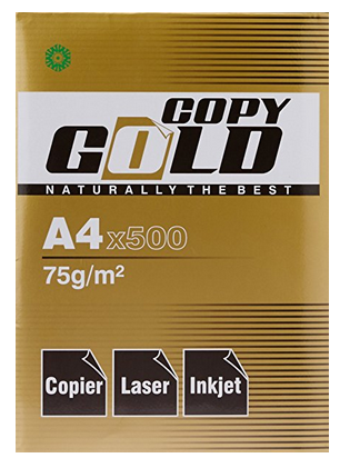 [P1762] Copy Gold Copier Paper A4 75 Gsm White Colour