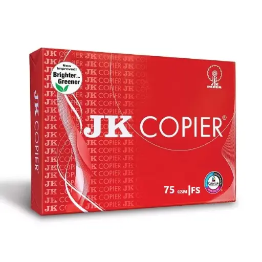 [P1814] JK Red Copier Paper, Legal Size(FS), 75 Gsm (500 Sheet,1 Ream) White Colour